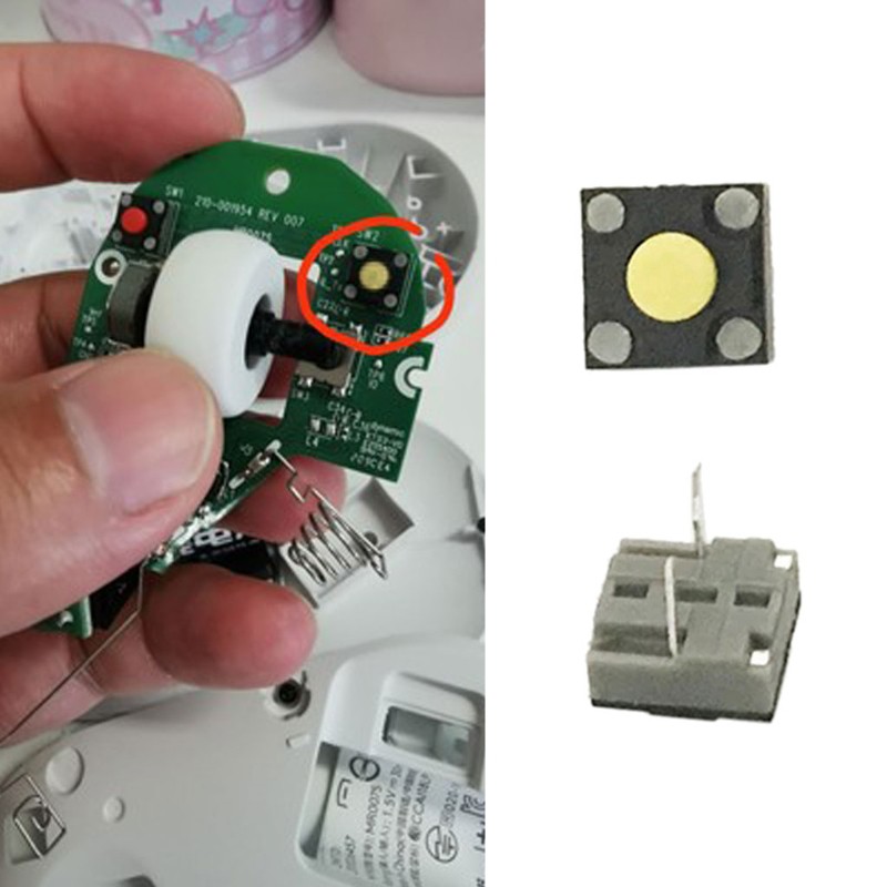 Set 2 Công Tắc Micro Hình Vuông 6x6 X 4.3 mm | BigBuy360 - bigbuy360.vn
