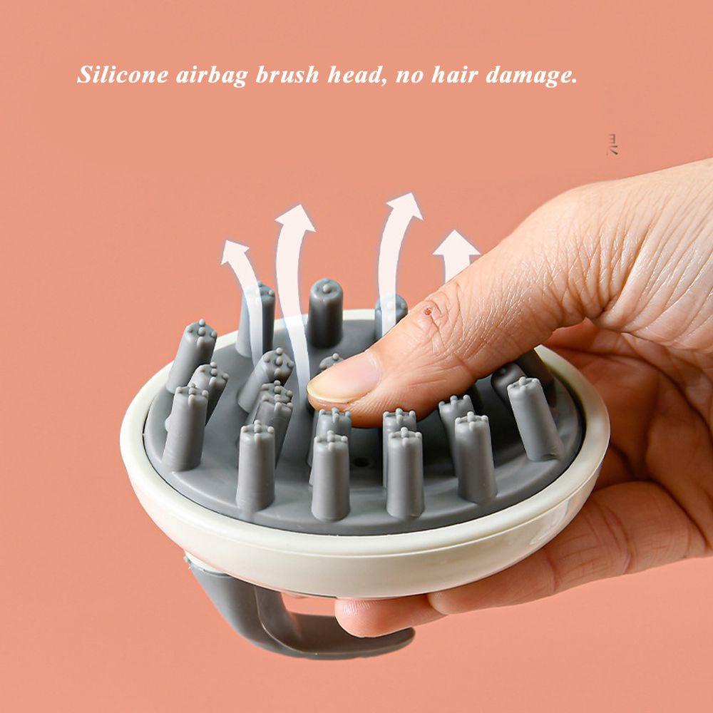 Bàn Chải Gội Đầu Silicone Cầm Tay Tiện Dụng