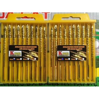 MŨI KHOAN ĐA NĂNG 2 CẠNH VÀNG ĐỦ SIZE