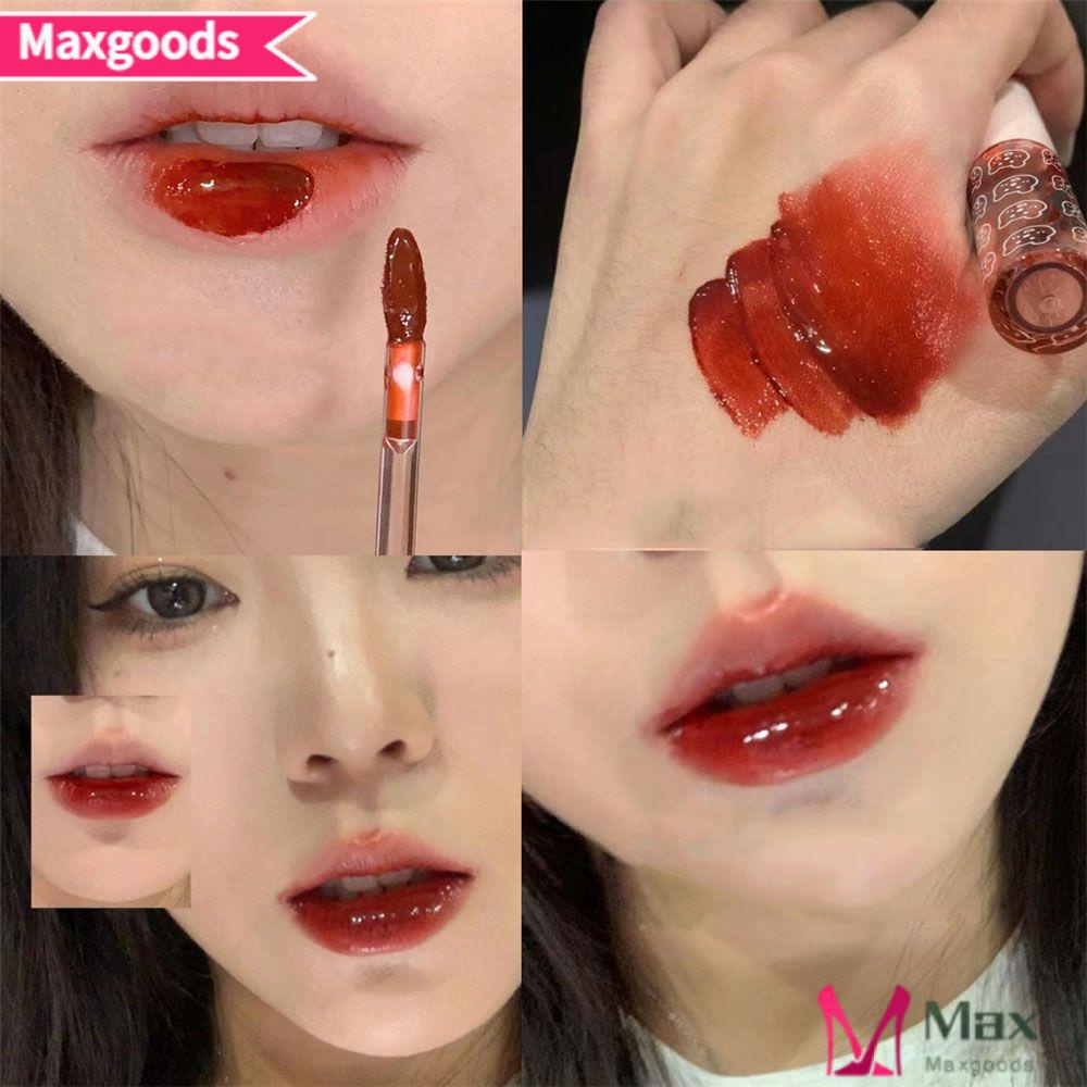 Son Kem Hiệu Ứng Gương Trang Điểm Chống Nước Dưỡng Ẩm Môi MAXG