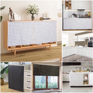 Rèm Dán Tủ Bếp Cửa Sổ Rèm Che Tiện Lợi Hoạ Tiết Caro, Con Vật, Hoa Lá