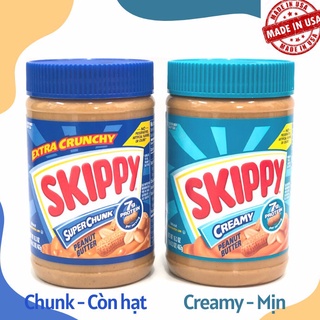 Bơ đậu phộng Skippy Super Chunk, Skippy Creamy 462g - Mỹ