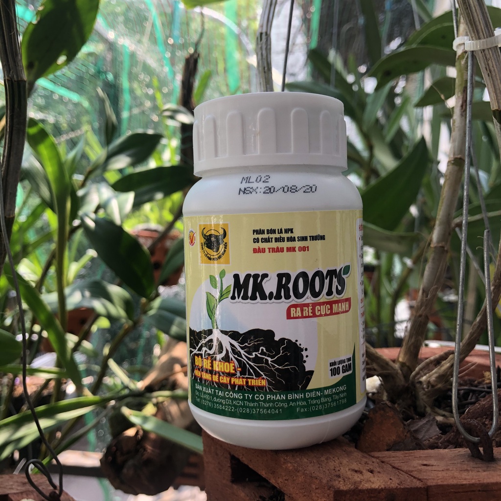 Phân bón NPK đầu trâu MK ROOTS - 100gr