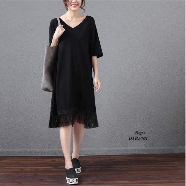 💖Chất thun 100% cotton đẹp- mát- Chân phối ren sang chảnh QLY