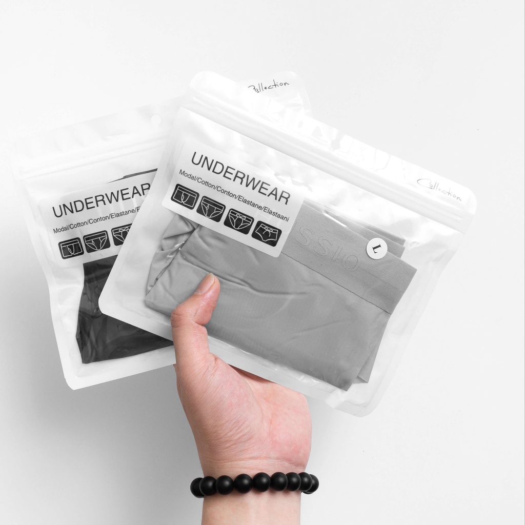 Quần lót boxer nam HUSLEYZA vải Cotton lụa Coolant, kháng khuẩn, thoáng khí, siêu co giãn - HUSSIO