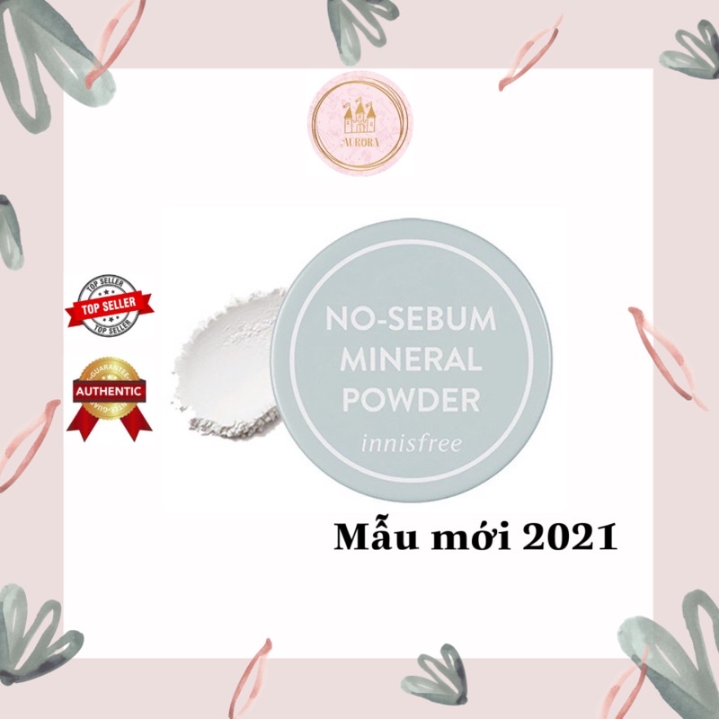 phấn phủ dạng bột kiềm dầu No sebum Mineral powder innisfree