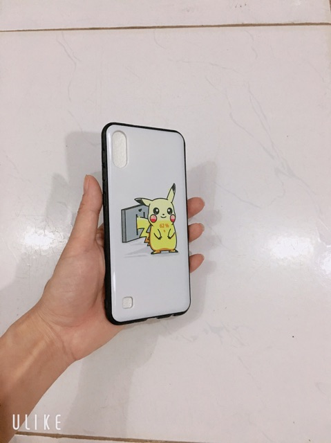 Ốp lưng picachu nền trắng sam sung A10,M10