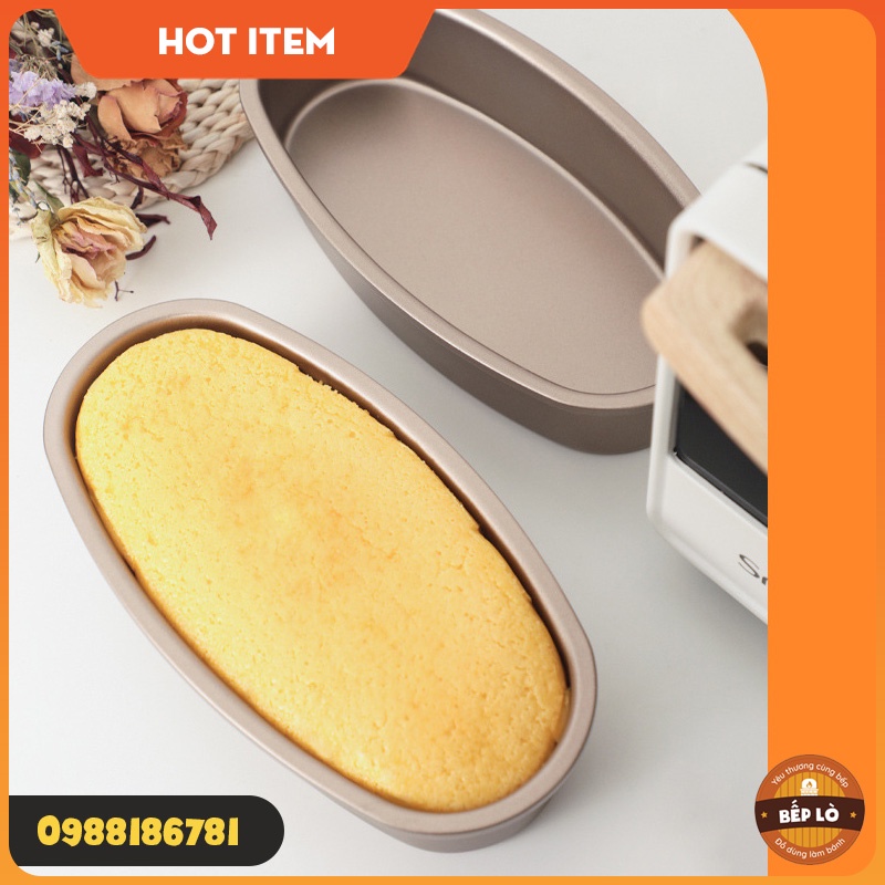 Khuôn oval chống dính  nướng bánh mì hoa cúc, bông lan phô mai bằng thép carbon HÀNG MỚI VỀ
