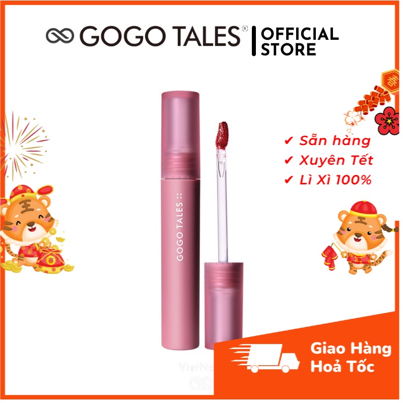 [ GoGo Tales 306 ] Son kem lì Gogo tales air velvet Lip Gloss GT163 nội địa Trung [ Hàng Auth - Chọn màu ] [ Có sẵn ]