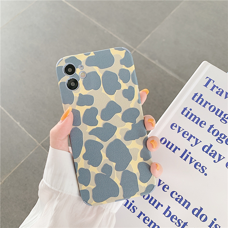 Leather Phone Case for iPhone 12 Pro Max iP11 X XR Cute Pattern Printed Mobile Phone Soft Back Case | BigBuy360 - bigbuy360.vn
