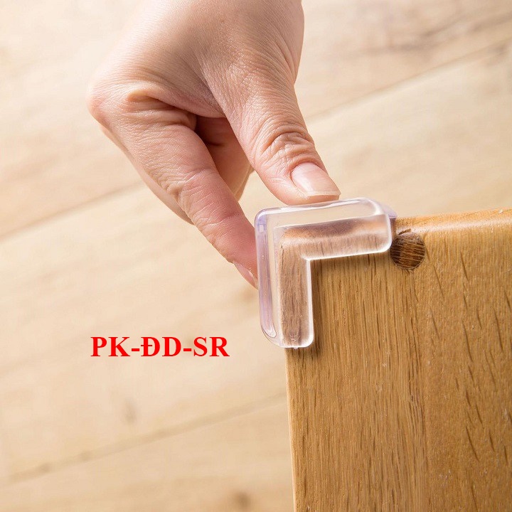 Miếng bịt Góc bàn Silicon Hình Vuông - Siêu Rẻ