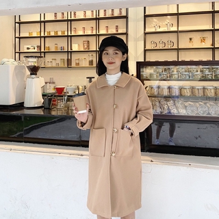 Áo khoác dạ len 2 lớp túi ốp - LYRA