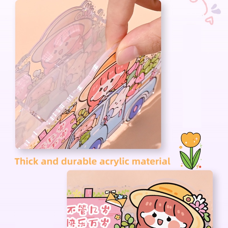 Hộp Đựng Bút Bằng Acrylic Để Bàn Tiện Dụng Cho Học Sinh