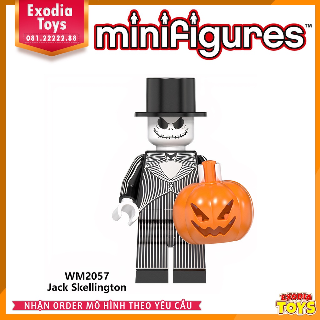 Xếp hình Minifigure Nhân vật trong các phim kinh dị - Đồ Chơi Lắp Ghép Sáng Tạo - WM6102