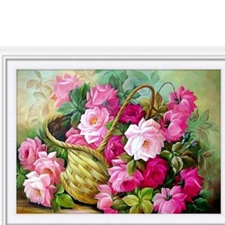 Tranh thêu chữ thập (tự thêu tại nhà)