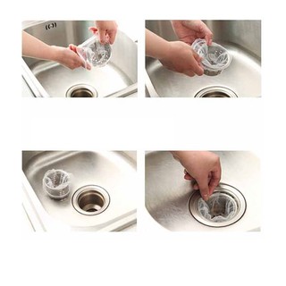Combo 60 Túi Lưới Lọc Rác Bồn Rửa