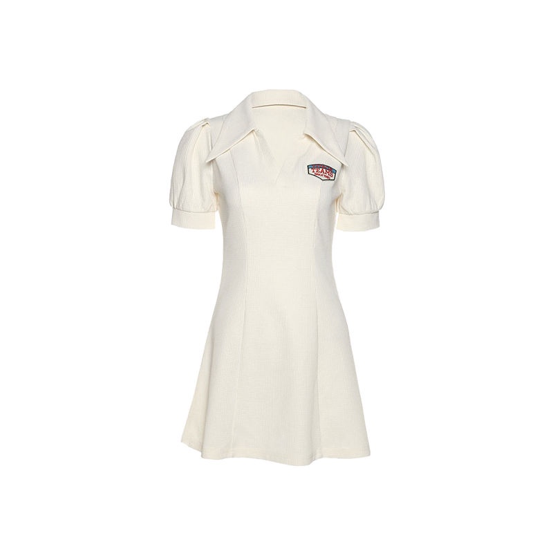 Đầm Polo Nữ Ngắn Dáng Chữ A Eo Hẹp Phong cách preppy ngọt ngào