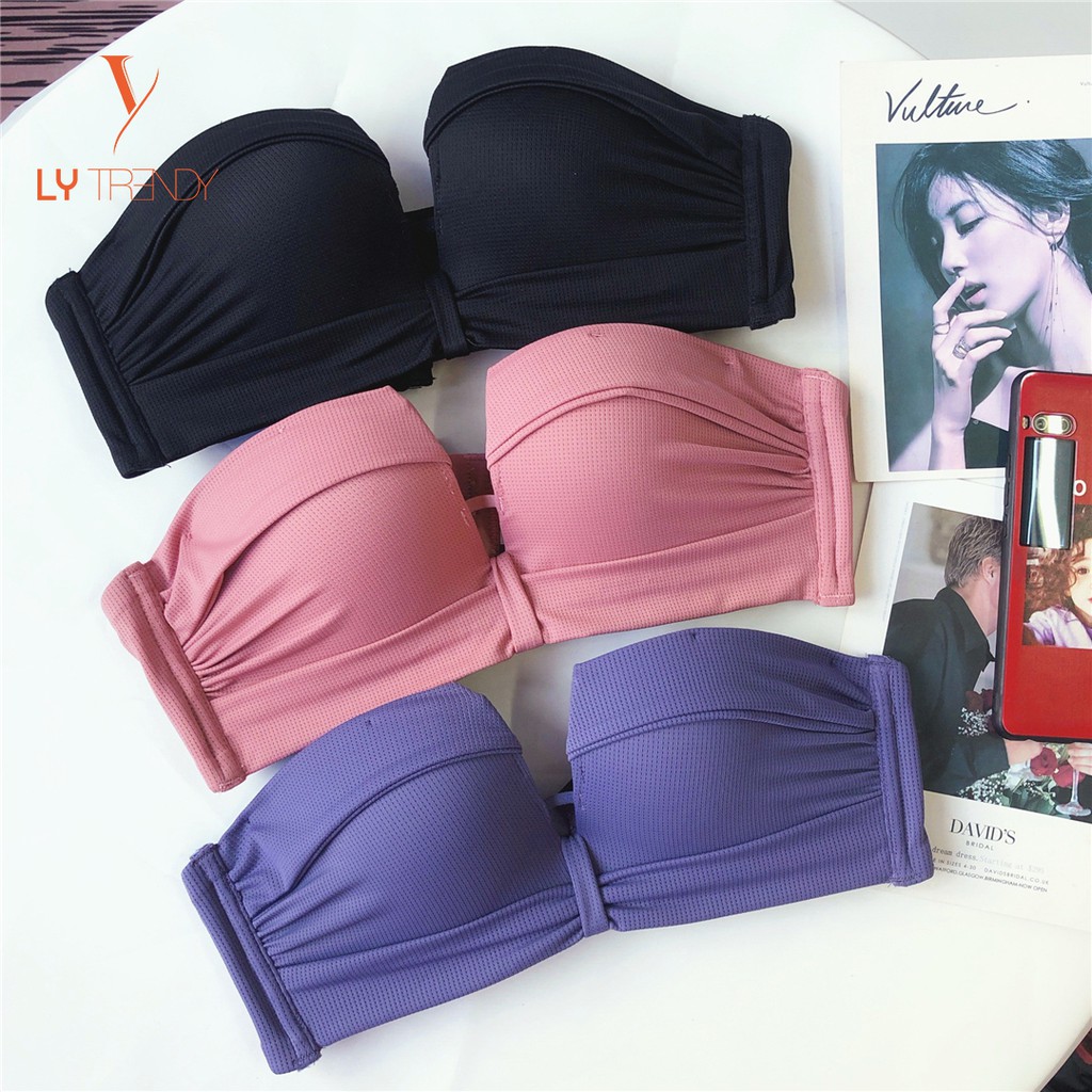 Áo ngực không gọng cúp ngang, rãnh V, nâng đẩy tạo khe, áo lót không dây LYTRENDY AQ10 | BigBuy360 - bigbuy360.vn