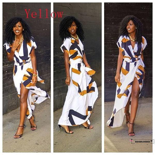 HGL♪New Sexy Women Summer Long Maxi BOHO Evening Party Dress Beach Dresses Sundress | BigBuy360 - bigbuy360.vn