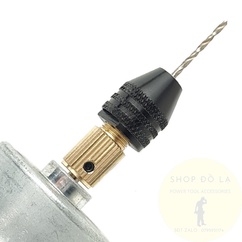 Đầu Kẹp Mũi Khoan Mini Cho Động Cơ Điện, Motor Trục 2mm/2.3mm/3mm/3.17mm/5mm
