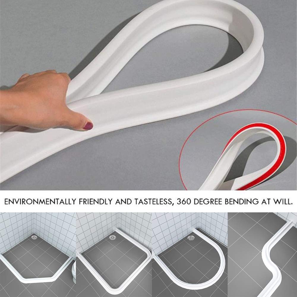 A-LIFE Miếng Chặn Bồn Rửa Chén / Sàn Nhà Tắm Bằng Silicone Dẻo Kẻ Sọc