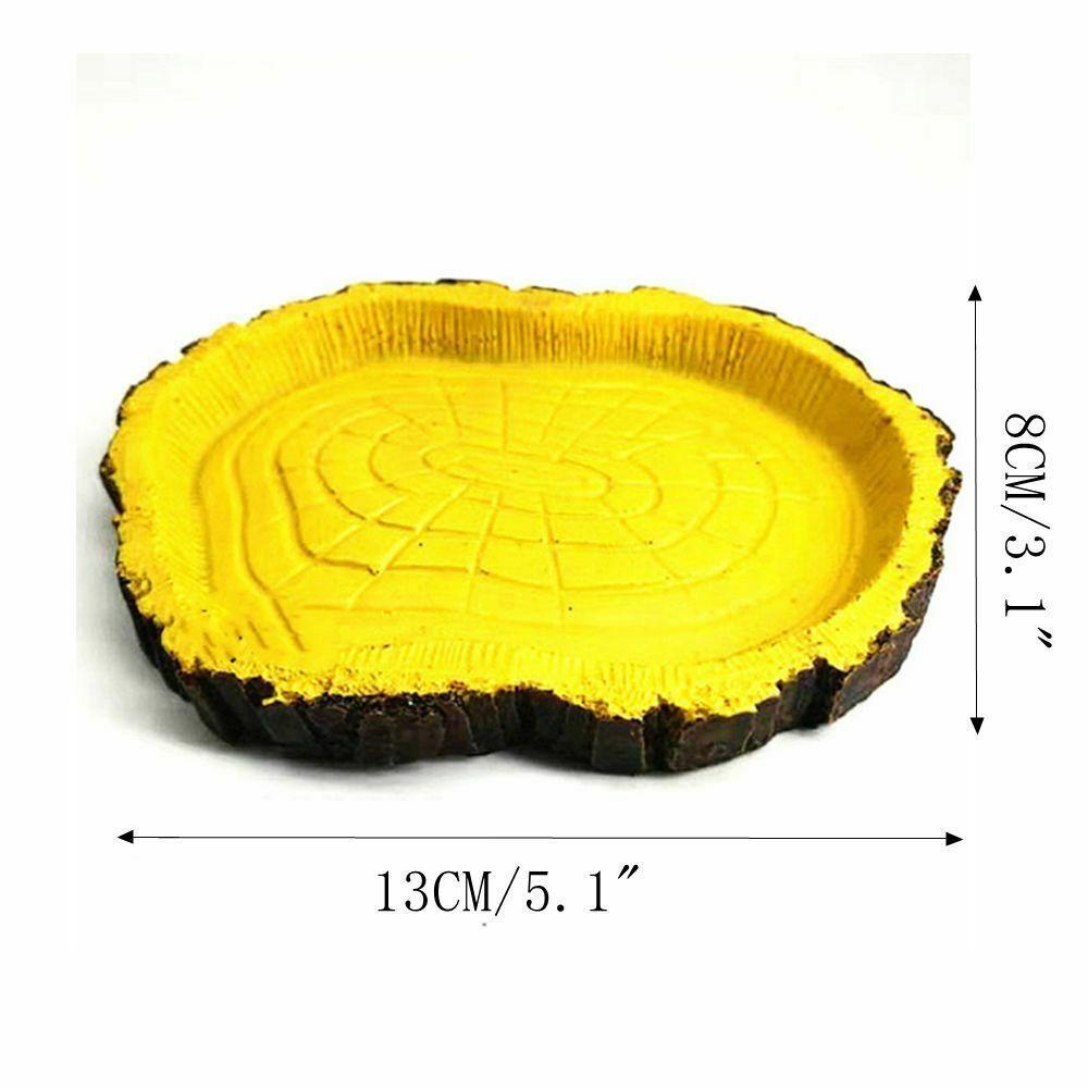 LAYOR1 Snake Feeder Durable Reptile Tortoise Feeding Bowl