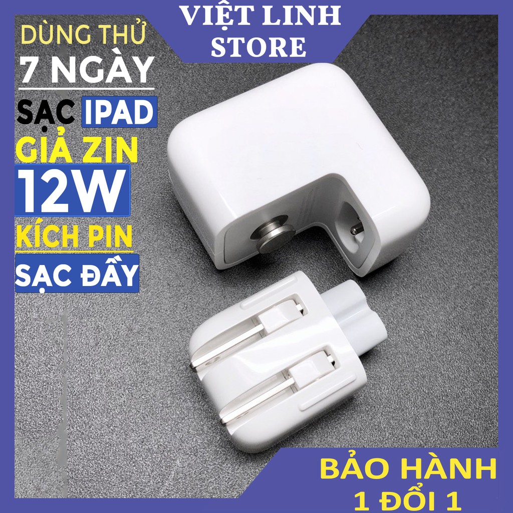 Củ sạc ipad 12w zin bóc máy, sạc nhanh Iphone Ipad - Bảo Hành 12 Tháng - Việt Linh Store