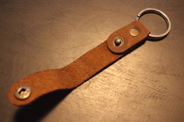 Móc khoá bằng da thật