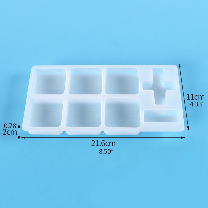 Khuôn Silicone Làm Trang Sức Hình Chữ Cái Tiếng Anh
