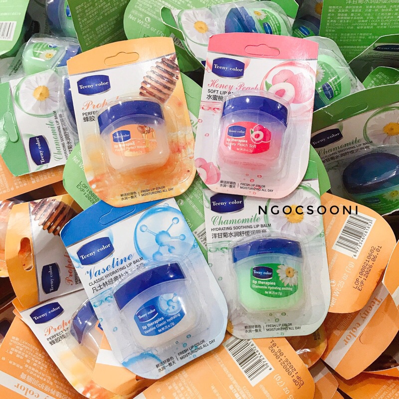 [FREESHIP]DƯỠNG MÔI VASALINE NỘI ĐỊA TRUNG🎀SET 4 MÙI | BigBuy360 - bigbuy360.vn