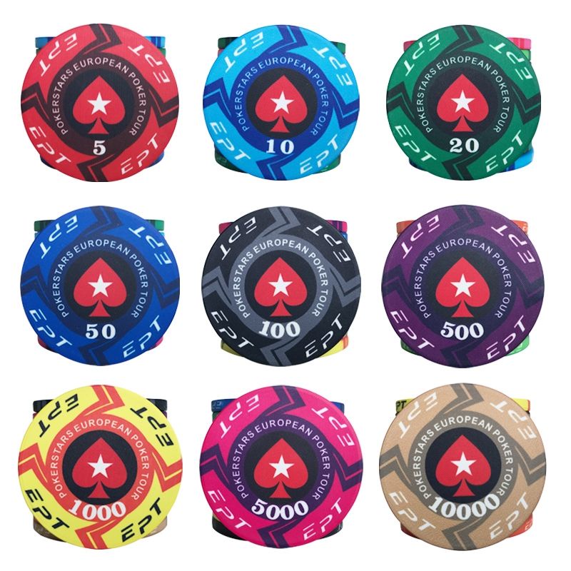 Chip Ceramic (Gốm) EPT cao cấp tiêu chuẩn casino