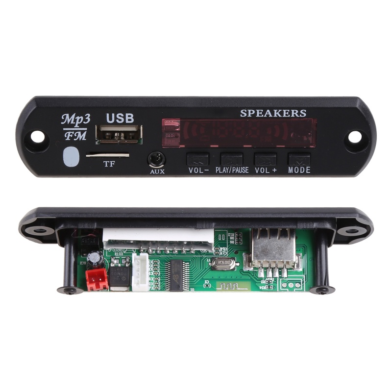 Mô Đun Giải Mã WMA Không Dây Bluetooth USB TF FM Radio MP3 Cho Xe Hơi Kèm Điều Khiển Từ Xa