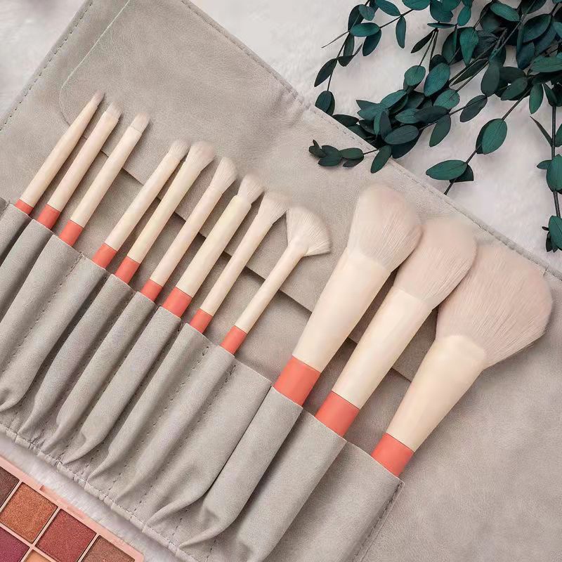 Set 12 Cọ Trang Điểm Phấn Phủ / Phấn Mắt / Phấn Nền Lông Mềm JP1