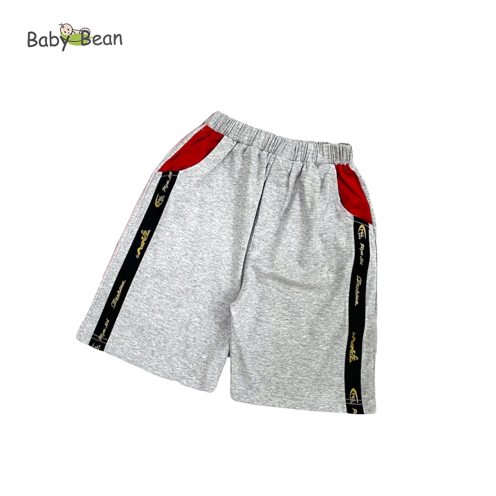 Bộ Đồ Thun Cotton Sát Nách in Chữ Bé Trai BabyBean