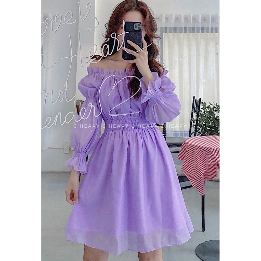 Đầm trễ vai Merry | BigBuy360 - bigbuy360.vn