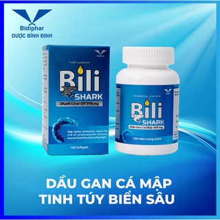 Bili Shark – Dầu Gan Cá Mập – Lọ 100 Viên