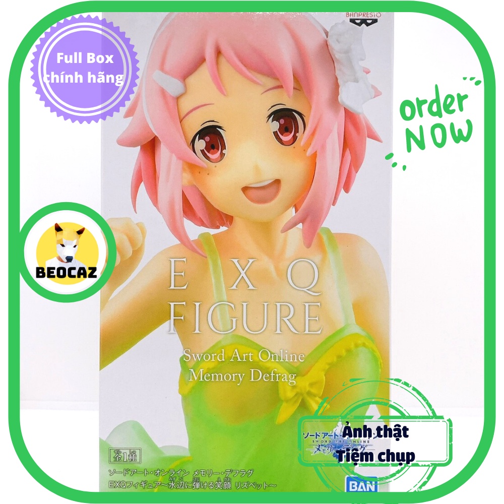 Mô hình Lisbeth Shinozaki Rika - EXQ Figure dễ thương Chính hãng Banpresto - Phim Sword Art Online Memory Defrag