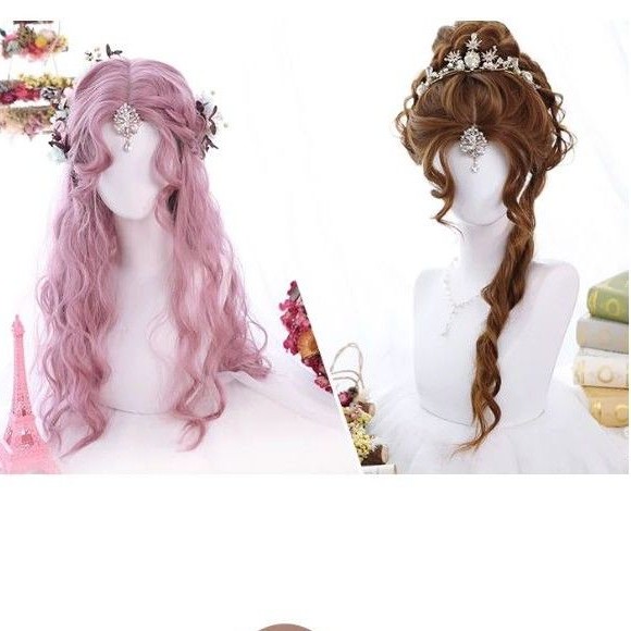 Tóc giả wig lolita cao cấp công chúa disney hãng Dalao home