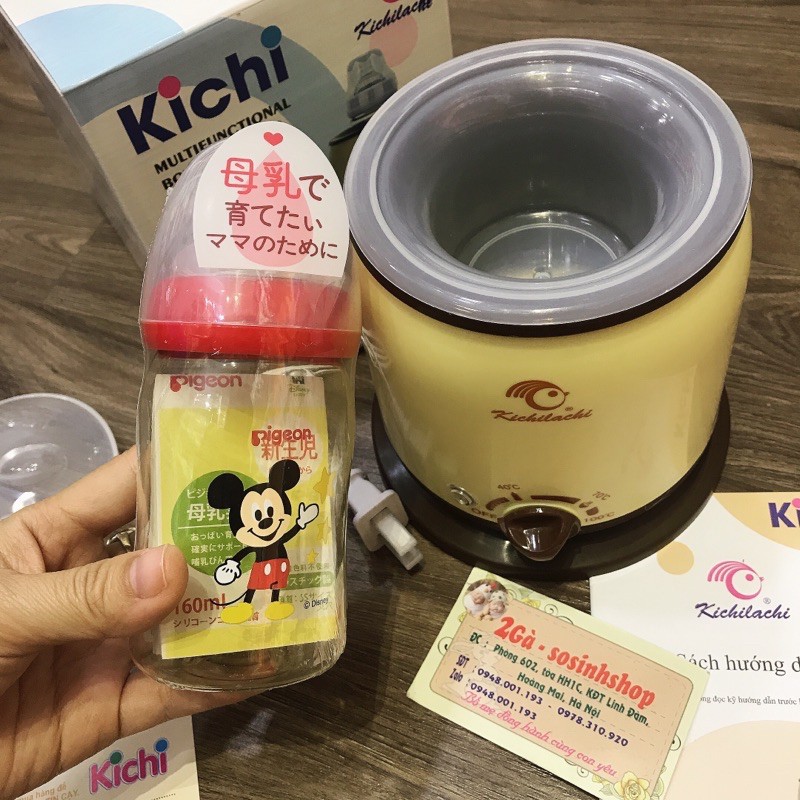 Máy hâm sữa 3 chức năng mẫu mới KiCHI