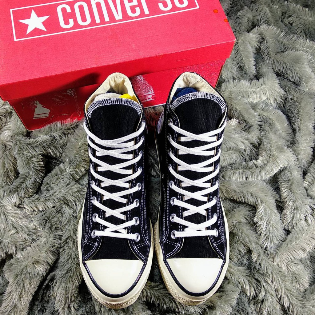 Giày Thể Thao Converse 70s Cổ Cao Phối Màu Trắng Đen Phong Cách Việt Nam