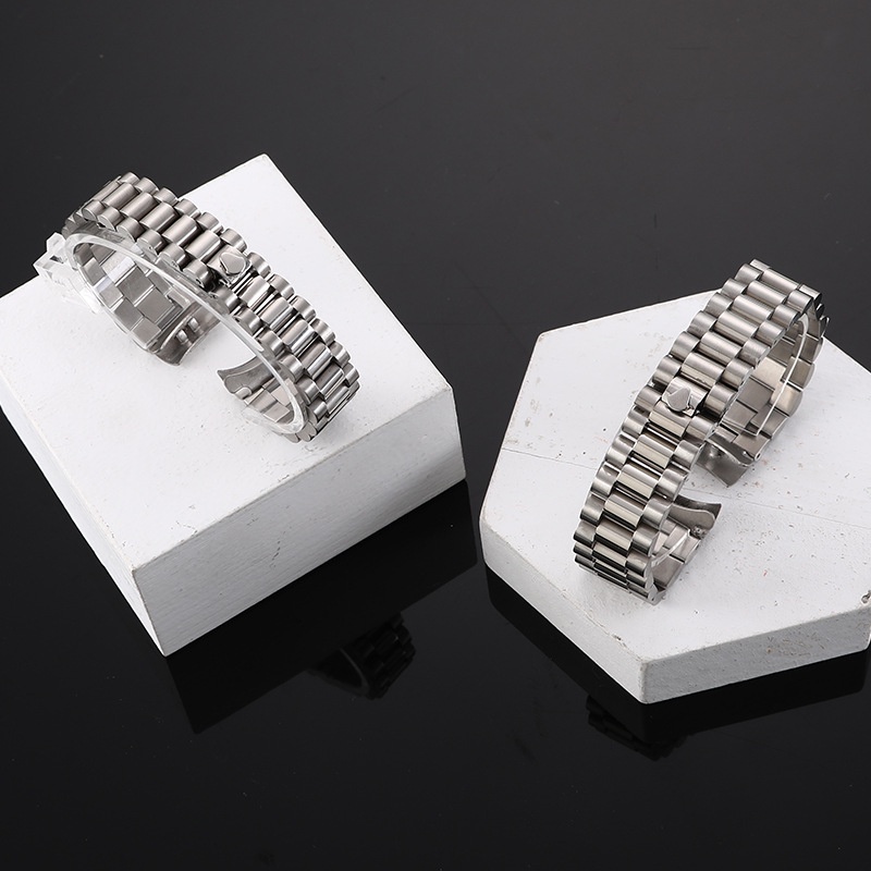 Dây Đeo Đồng Hồ Bằng Thép Không Gỉ Cao Cấp 17mm 20mm