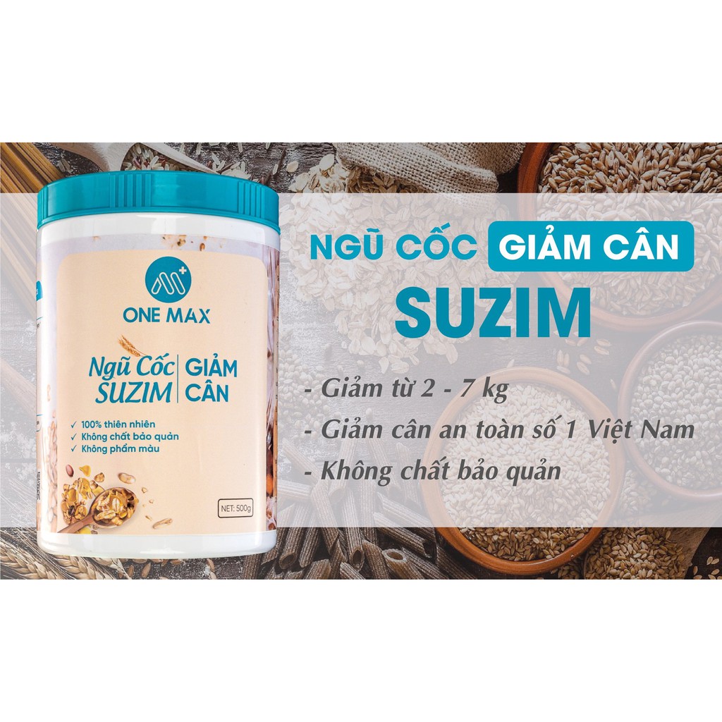 [ Mua 2 tặng 1]Ngũ cốc dinh dưỡng SUZIM Onemax (hỗ trợ giảm cân)