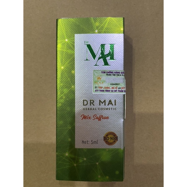 Serum ngừa mụn sạch mụn Dr Mai Nguyên chất - Mix saffron (chính hãng 100%)