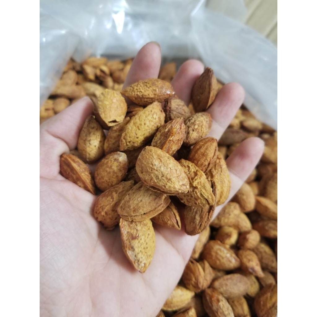 500G Hạnh Nhân Mỹ Nhập Khẩu Rang Bơ Vỏ Mỏng
