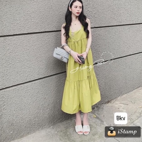 Váy 2 dây tầng