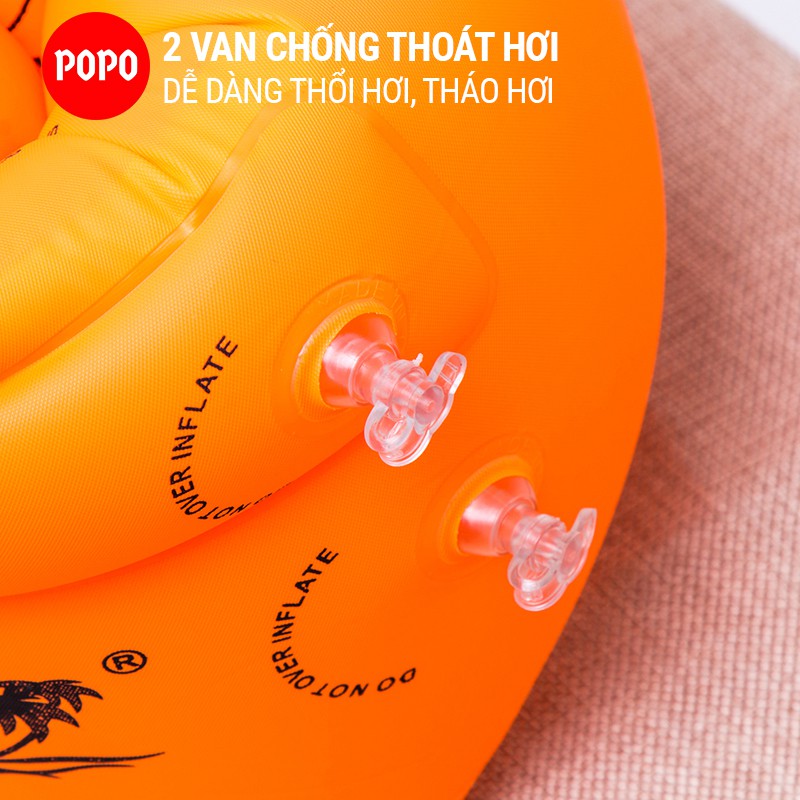 Phao đeo tay tập bơi cho trẻ em, người lớn (02 phao cho 2 tay) an toàn tuyệt đối, chất lượng chuẩn EU