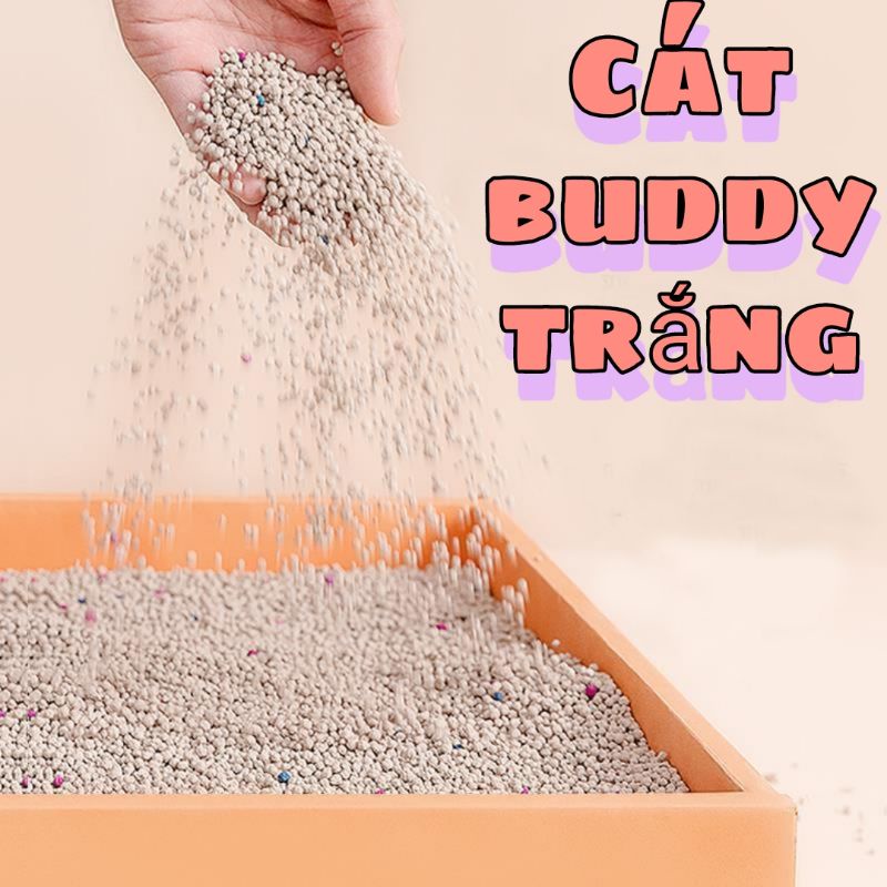 Cát lót chuồng buddy Thái Lan 1kg cho thú cưng nhỏ - Hamster