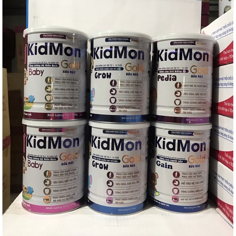 Sữa mát tăng chiều cao phát triển trí não cho trẻ Kidmon gold Grow