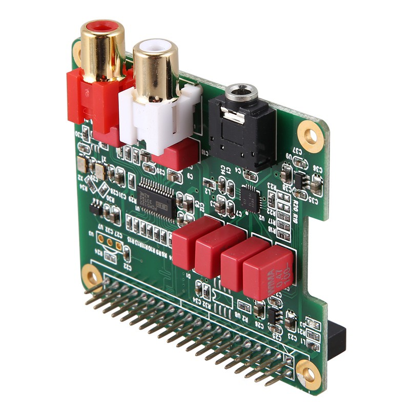 PCM5122 for Raspberry Pi HiFi DAC HAT HiFi DAC Audio Card Expansion Board for Raspberry Pi 4 3 B+ Pi Zero W