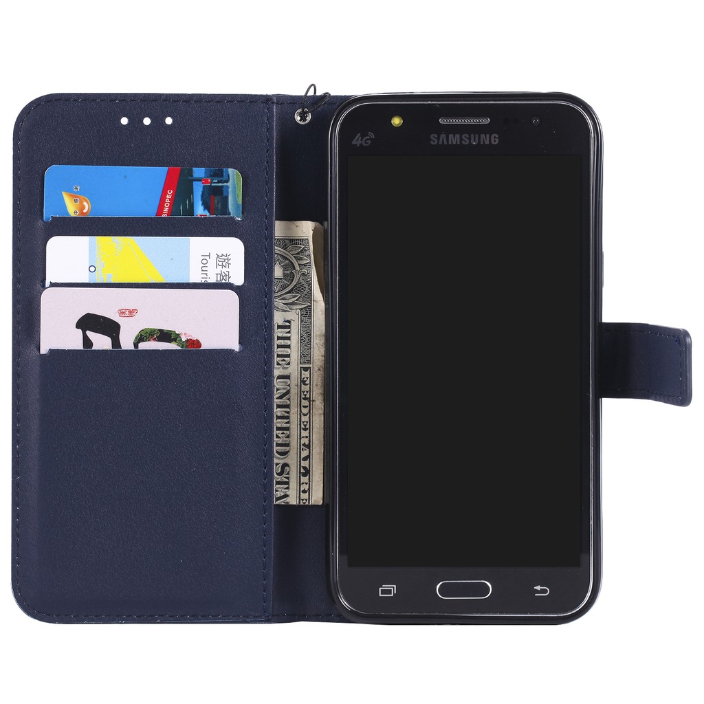 ốp Samsung Galaxy J7 Nxt Core Case J5 2016 J7 Pro Prime 2017 Flip Cover Wallet Leather Card Slots TPU Bumper Bao da lưng
